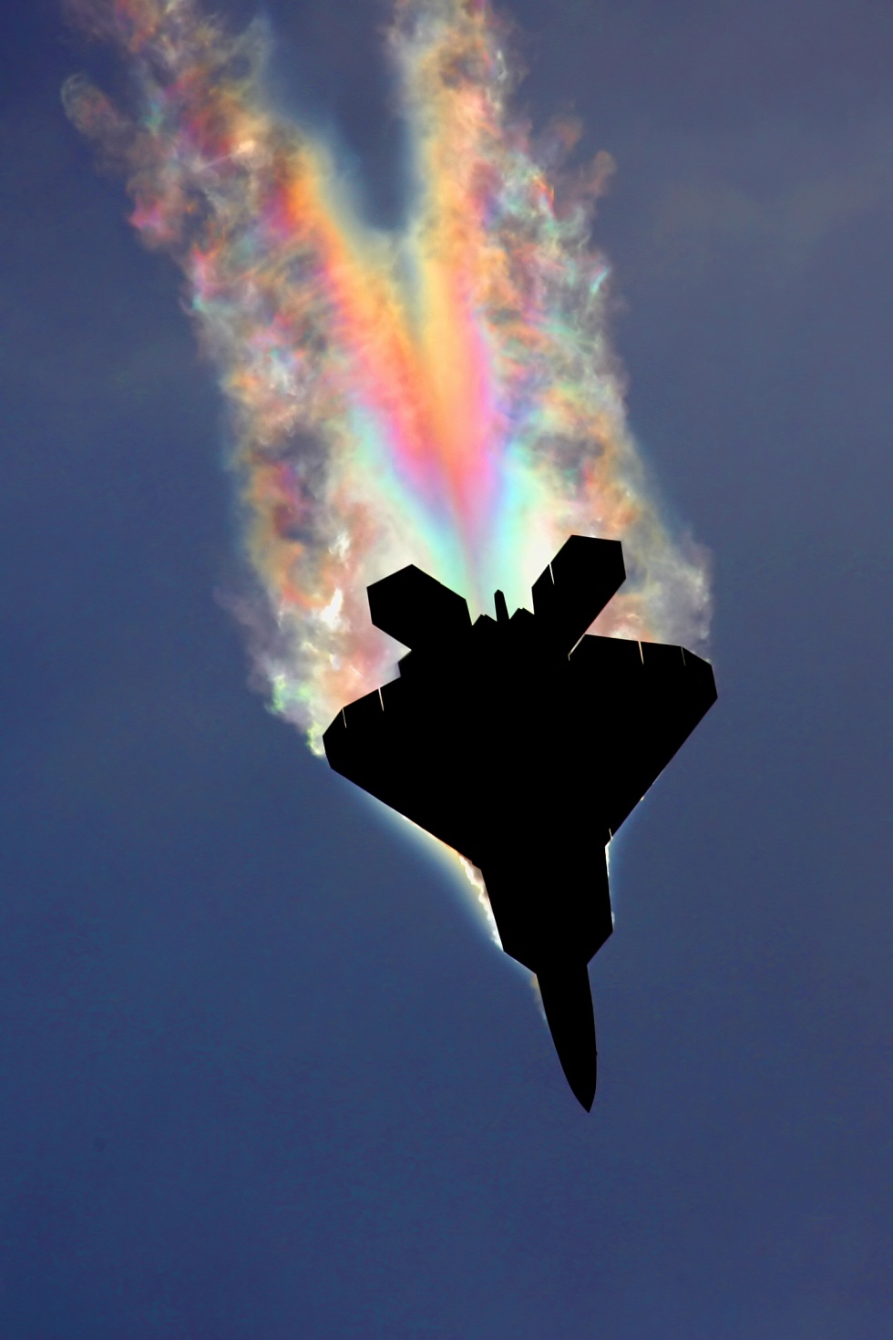 Aerodynamic and Rainbow Contrails – Contrail Science